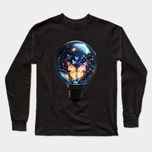 Butterflies in a light bulb Long Sleeve T-Shirt